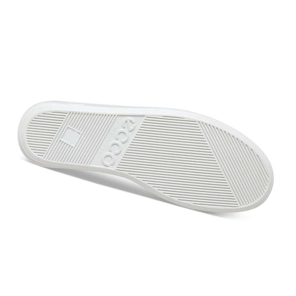 Women's Ecco Soft 2.0 Tie Sneakers White | Canada 231HAP